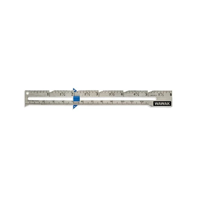 Wawak Heavy-Duty Seam Gauge - 6"
