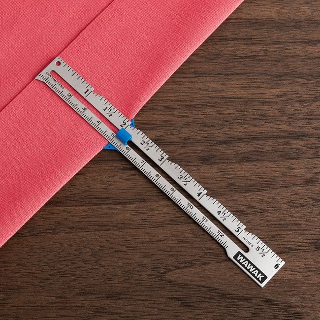 Wawak Heavy-Duty Seam Gauge - 6"