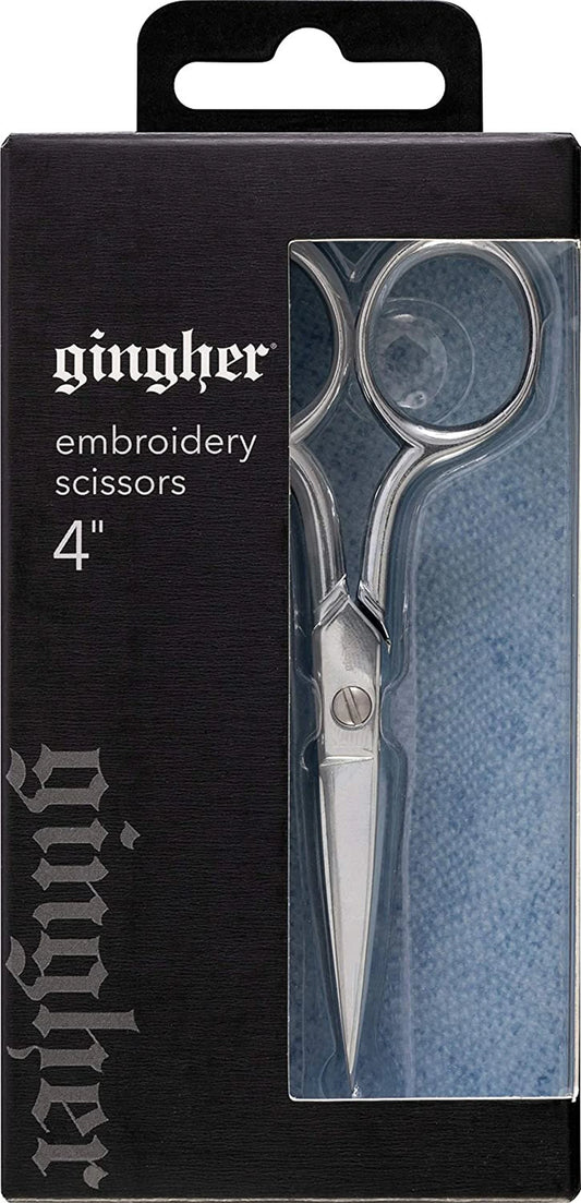 Gingher Embroidery Scissors - 4"