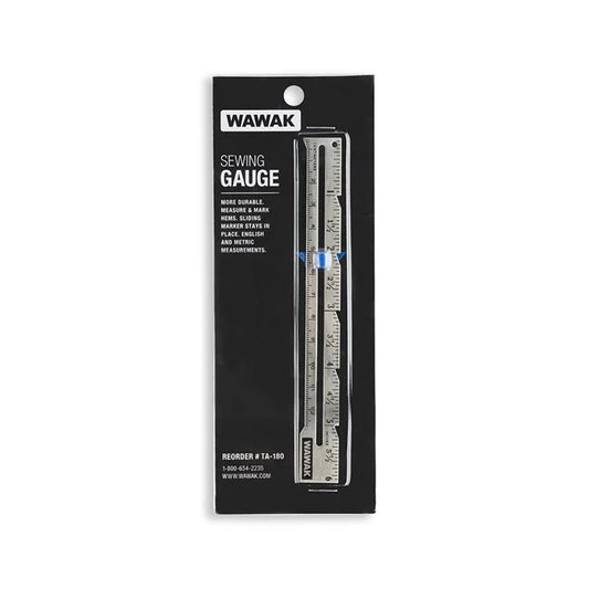 Wawak Heavy-Duty Seam Gauge - 6"