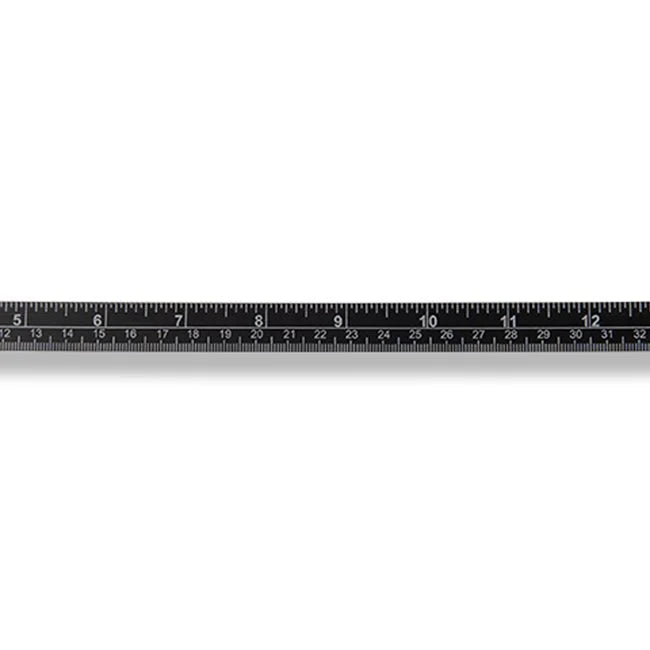 Wawak Fiberglass Fractional Inches Tape Measure - 60" - Metric/Inches - Black